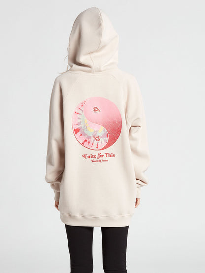 Truly Stoked Boyfriend Hoodie - BONE