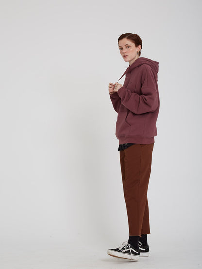 Stone Heart Ii Hoodie - EGGPLANT