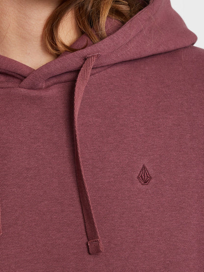 Stone Heart Ii Hoodie - EGGPLANT
