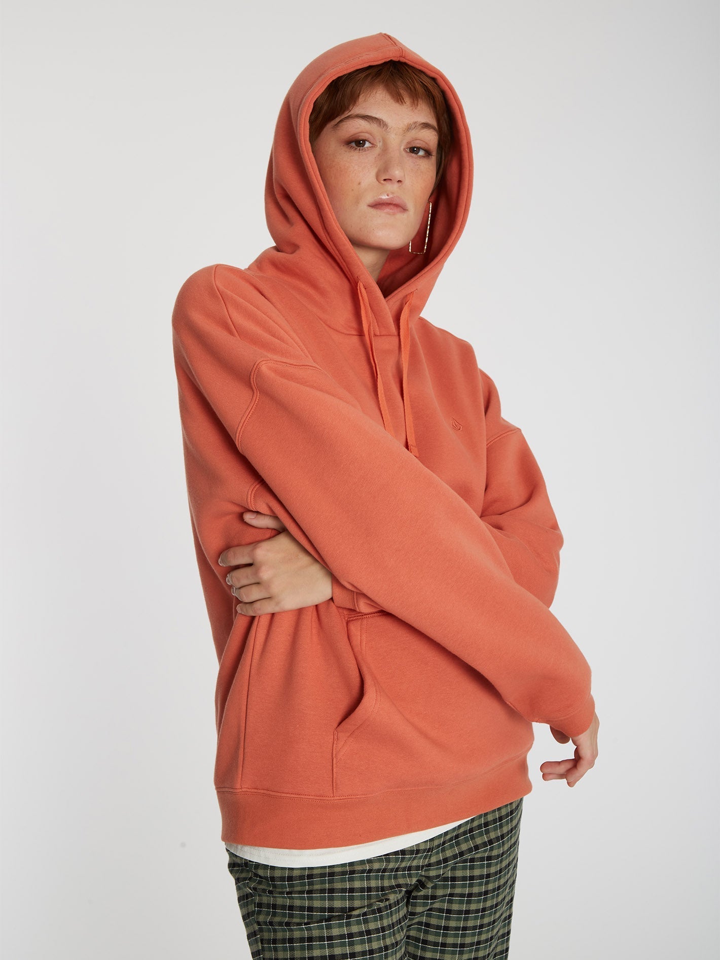 Stone Heart Ii Hoodie - TERRA COTTA