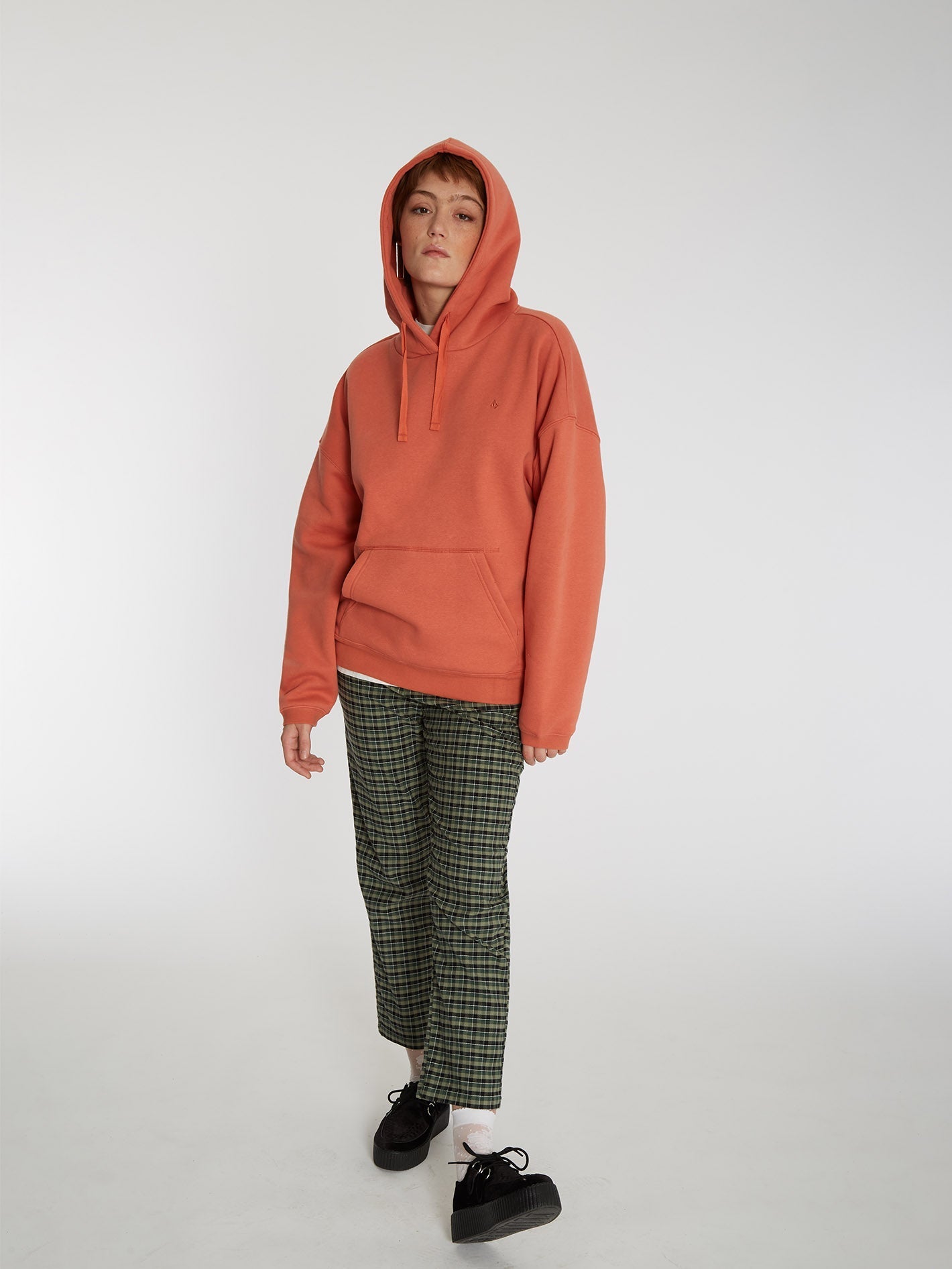 Stone Heart Ii Hoodie - TERRA COTTA