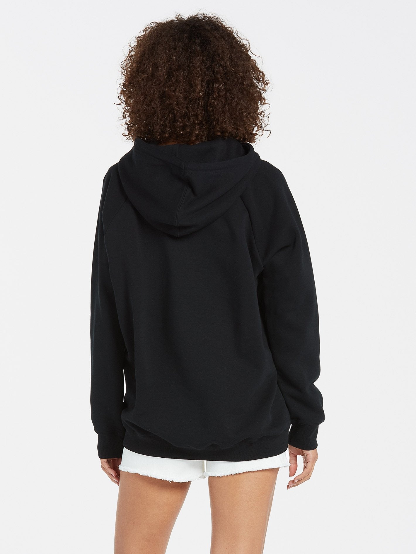 Truly Stoked Boyfriend Hoodie - BLACK