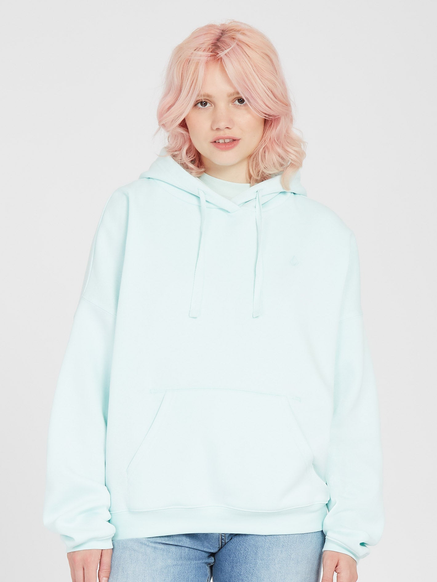 Stone Heart Ii Hoodie - PALE AQUA