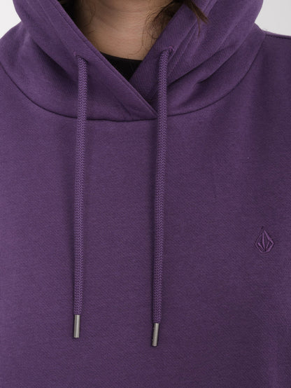 Stone Heart Up Hoodie - DEEP PURPLE
