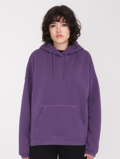 Stone Heart Up Hoodie - DEEP PURPLE