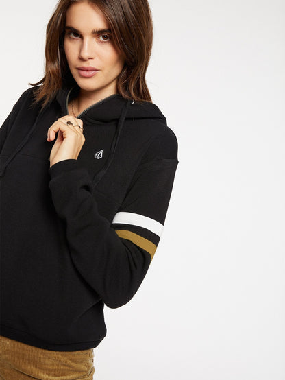 Color Coded Hoodie - BLACK