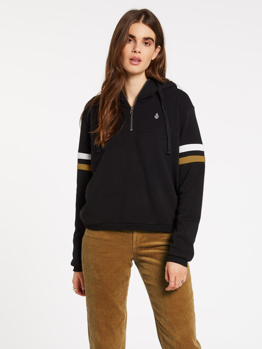 Color Coded Hoodie - BLACK