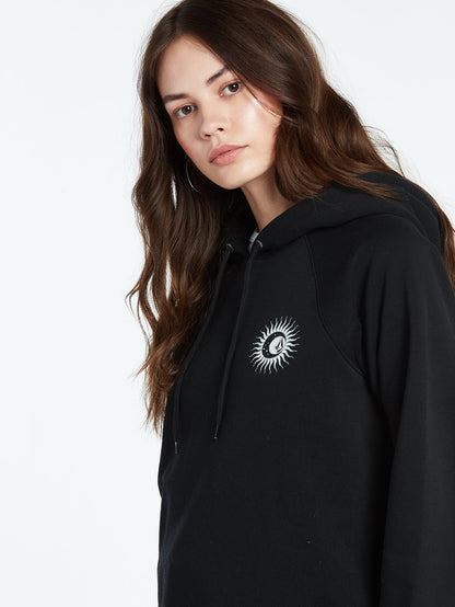 Truly Stokin Hoodie - BLACK WHITE