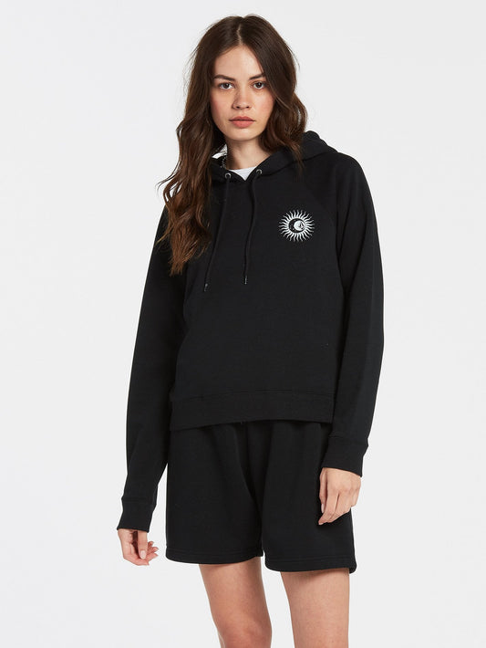 Truly Stokin Hoodie - BLACK WHITE
