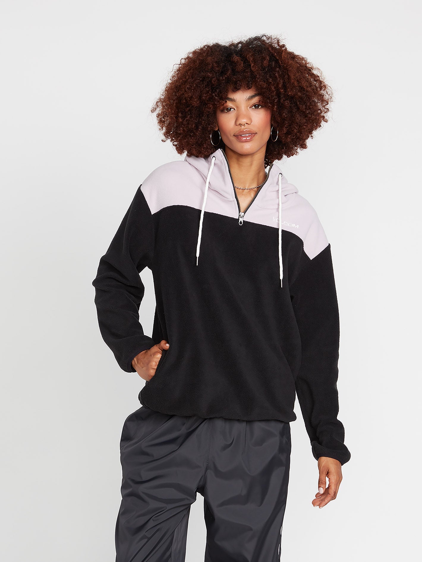 Trackshun Hoodie - BLACK COMBO