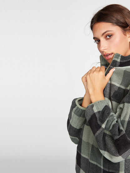 Pheelin It Zip Sweatshirt - DARK PINE