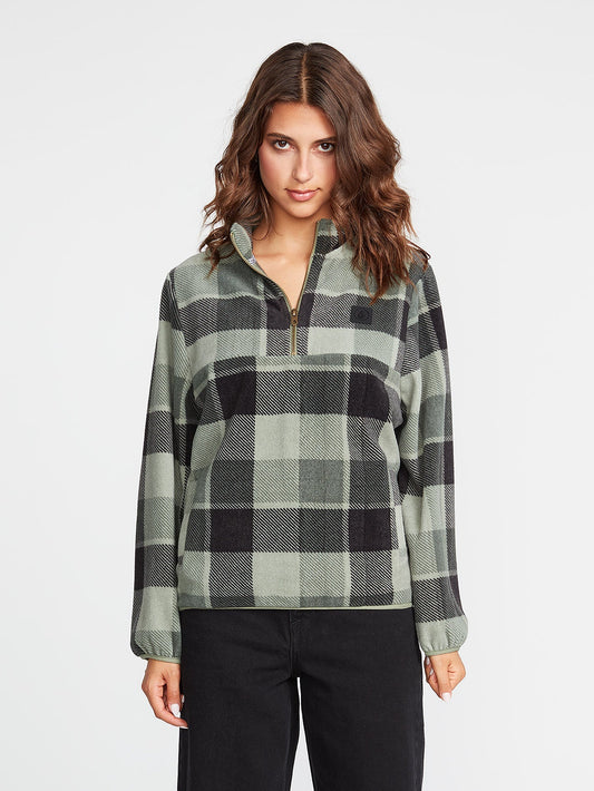 Pheelin It Zip Sweatshirt - DARK PINE