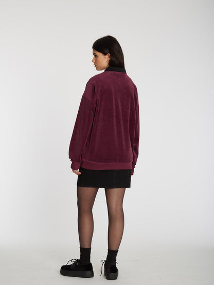 Velroots Polo - BURGUNDY