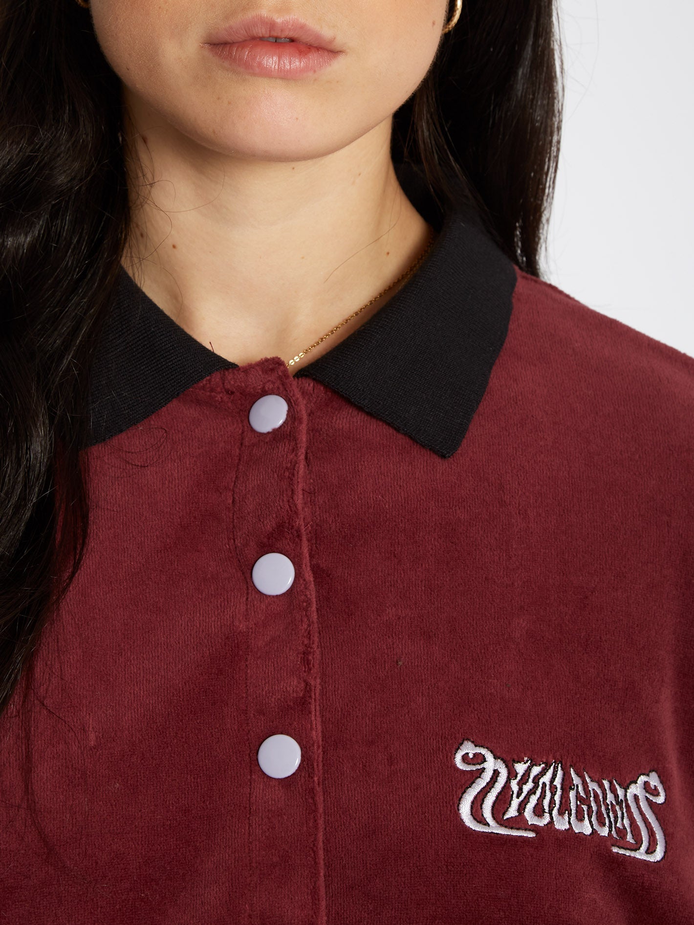 Velroots Polo - BURGUNDY