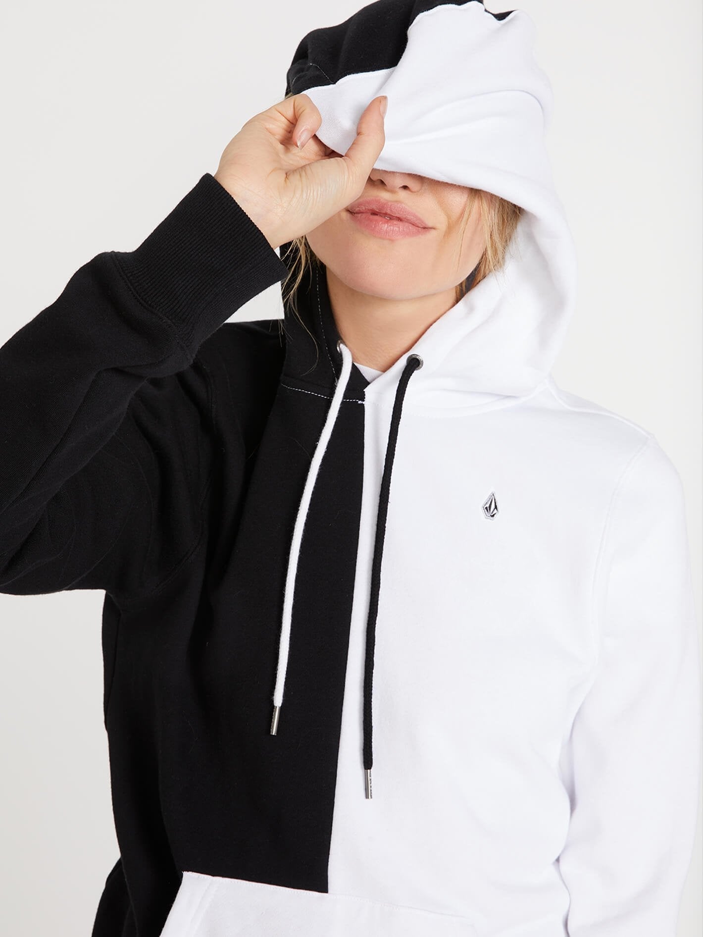 Vol Stone Hoodie - Black White