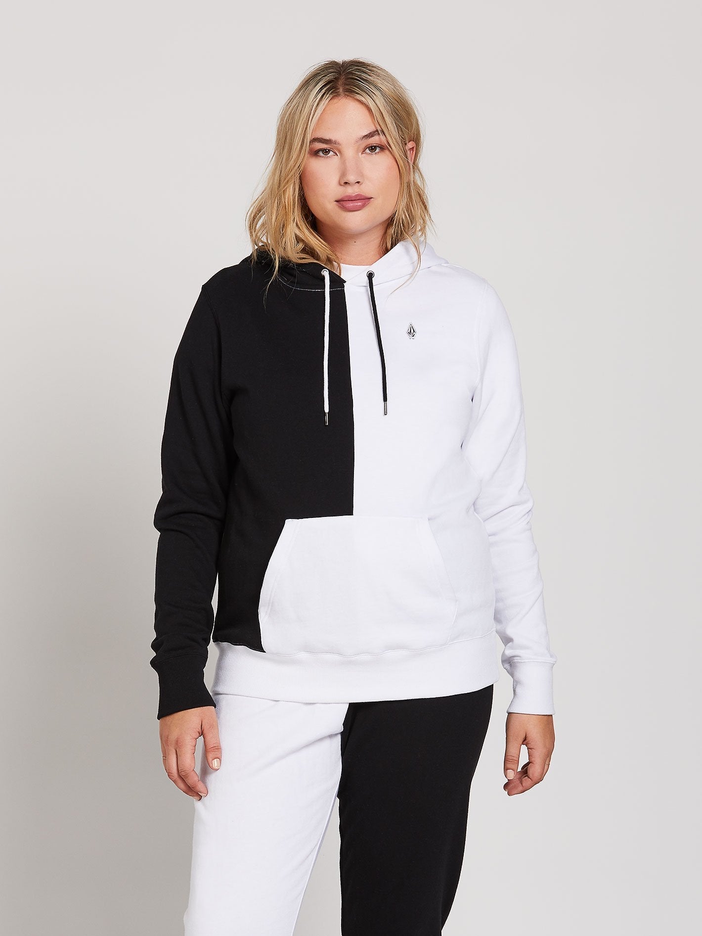 Vol Stone Hoodie - Black White