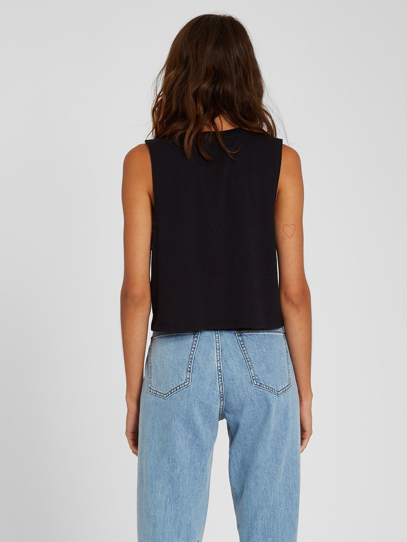 Stone Hour Crop Tank - Black