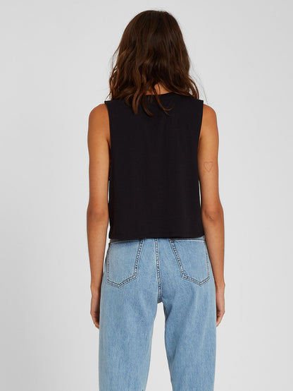 Stone Hour Crop Tank - Black