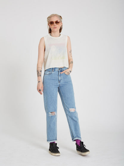 Stone Hour Crop Tank - Star White