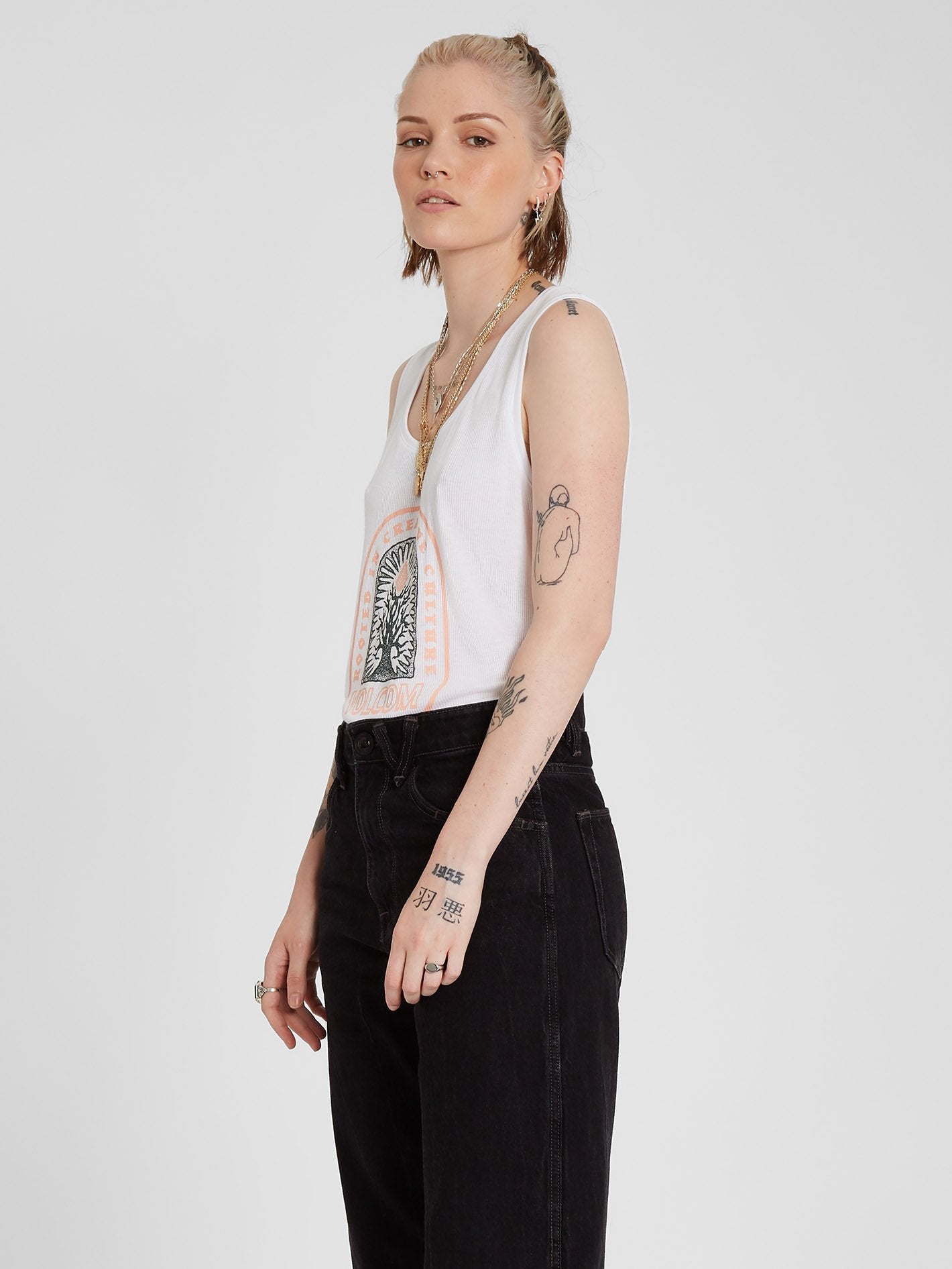 Ribit Up Tank - White