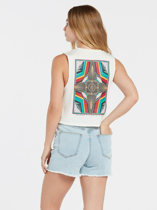 Thomas Hooper Crop Tank - STAR WHITE