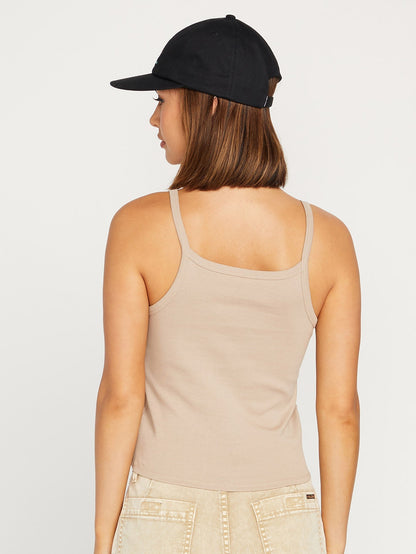 1991 Strappy Tank Top - TAUPE