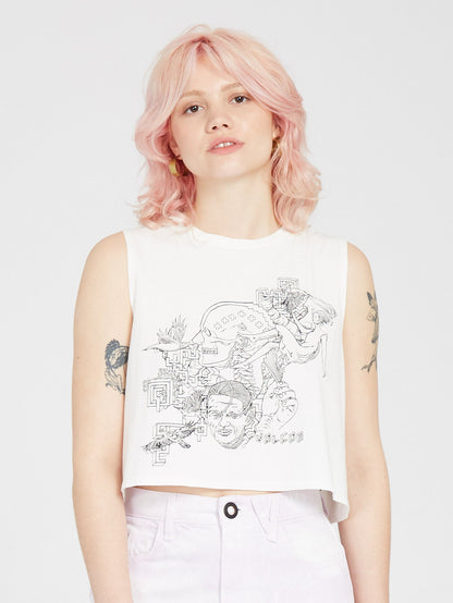 Ed Merlin Murray Tank Top - STAR WHITE