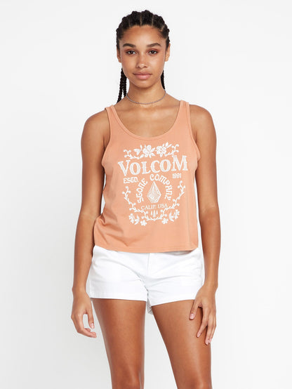 To The Bank Tank Top - CLAY