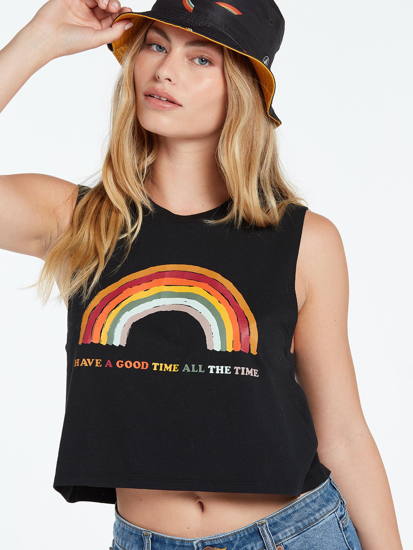 OBX Good Time Tank - BLACK