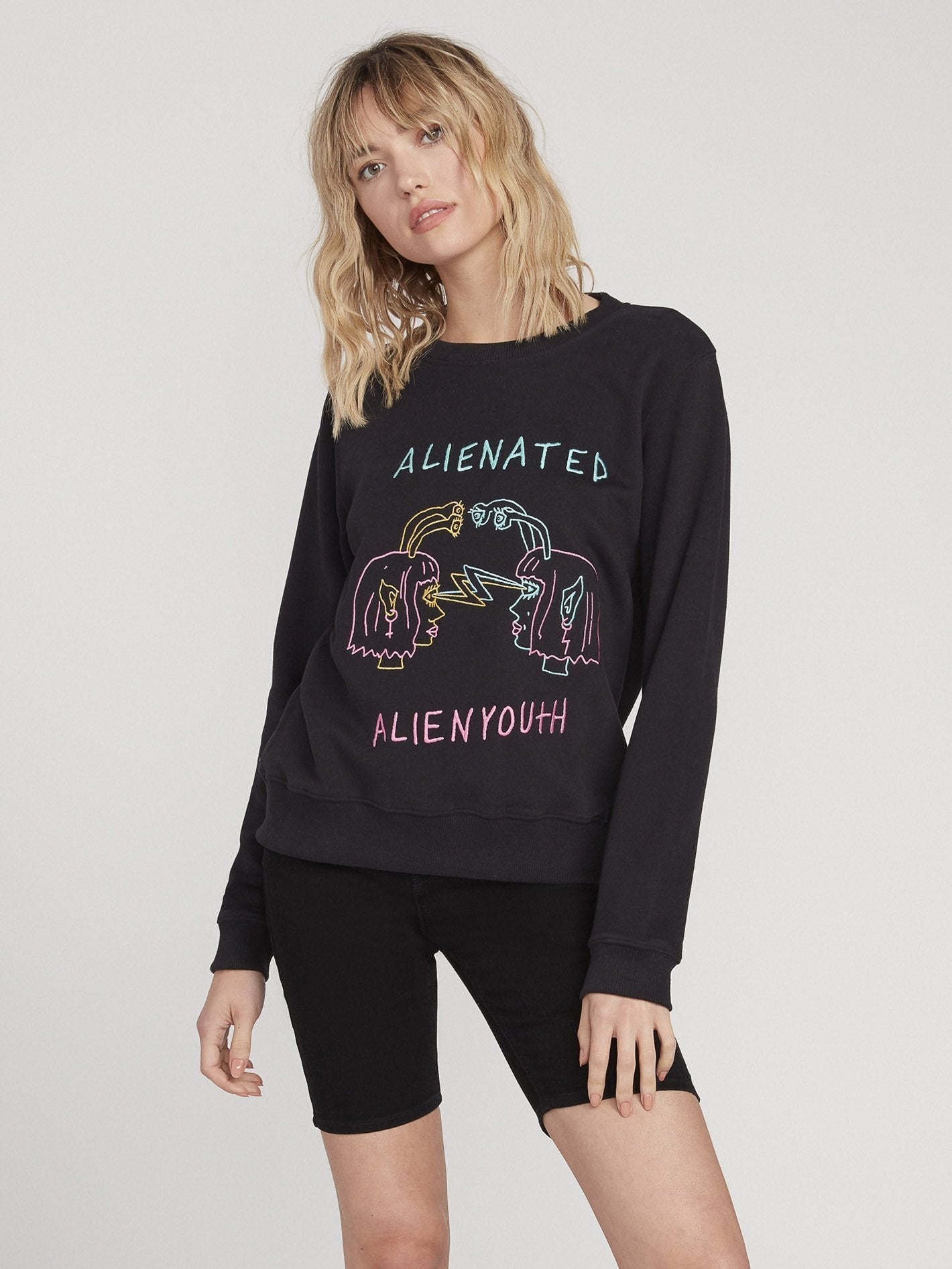 Ozzy Alien Sweater - Black