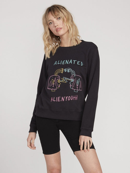 Ozzy Alien Sweater - Black