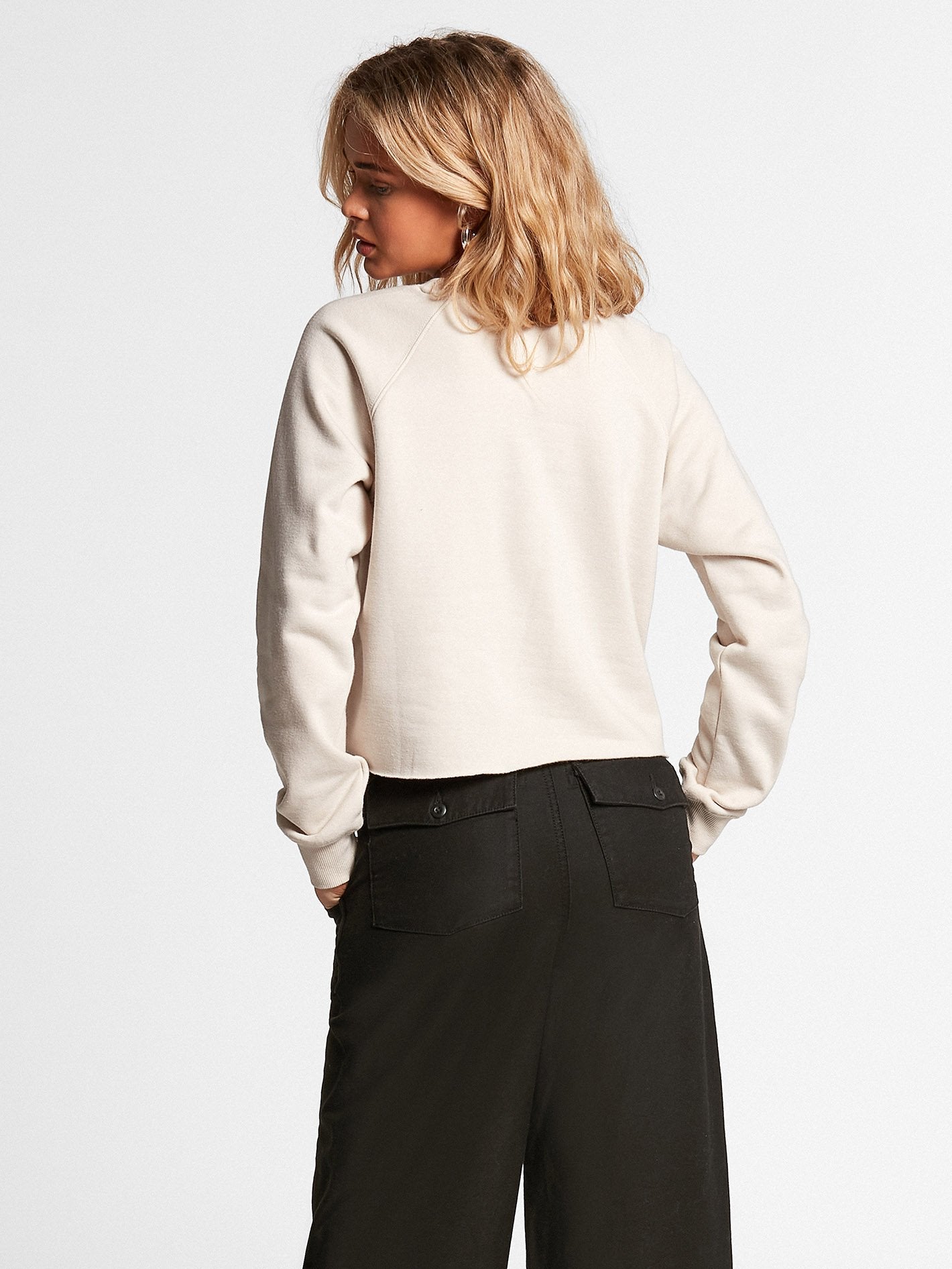 Truly Stoked Crew Sweatshirt - Moonbeam