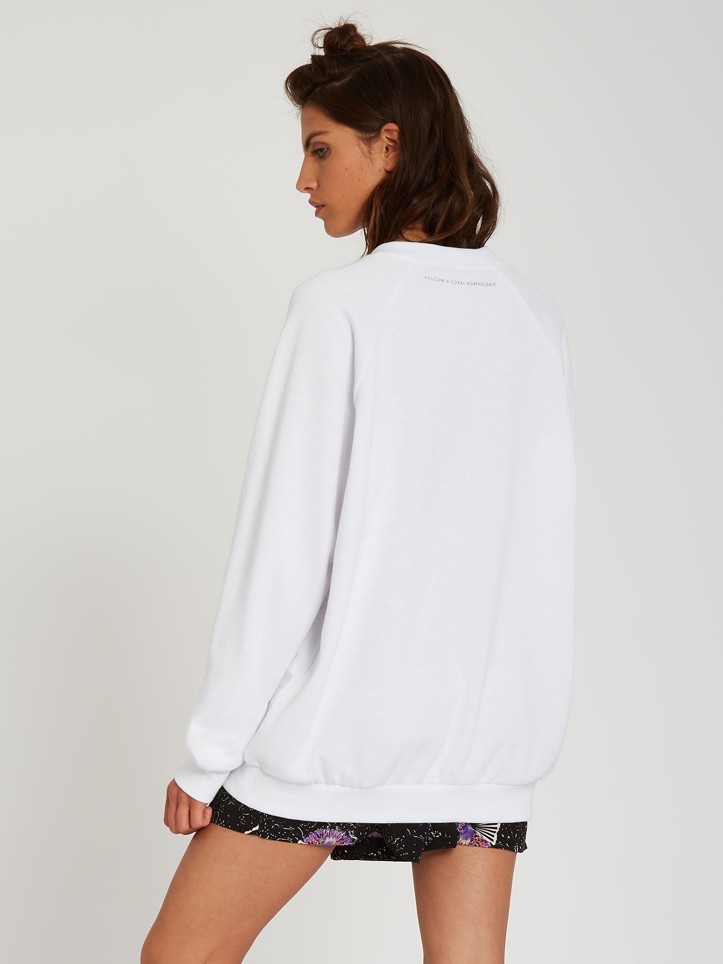 Coral Morph Sweatshirt - White