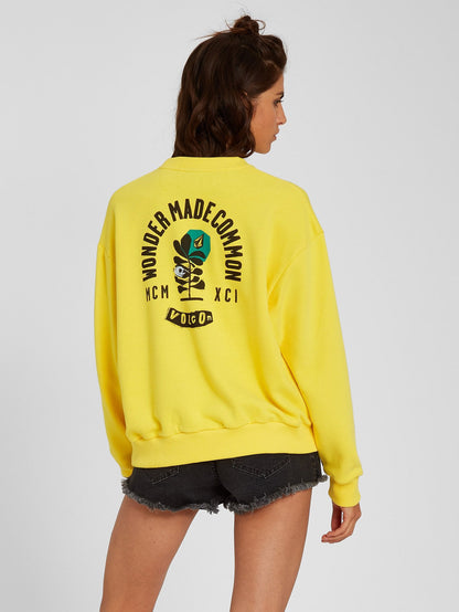 Volcheck Sweatshirt - Acid Lemon