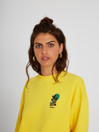 Volcheck Sweatshirt - Acid Lemon