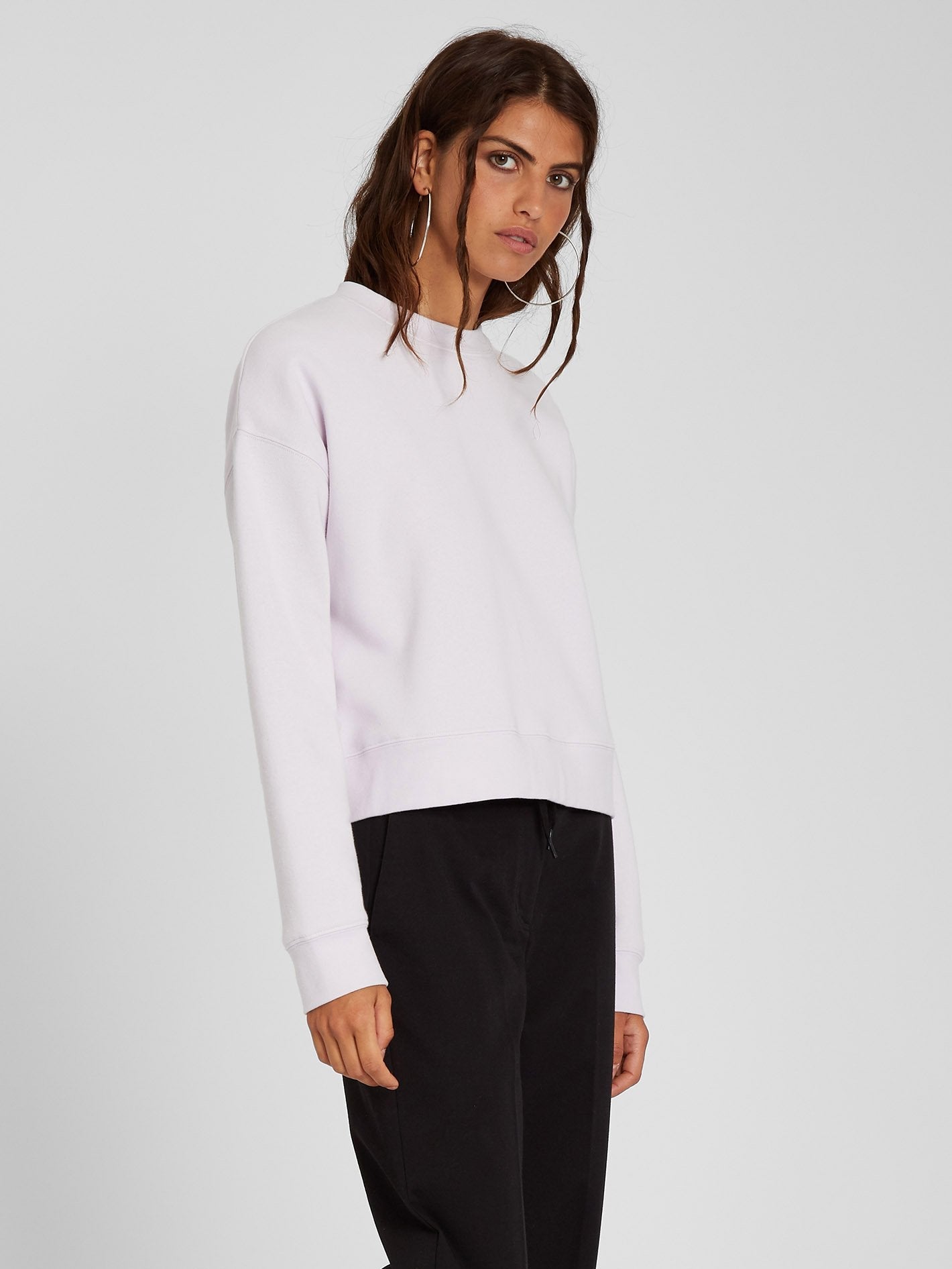 Stone Heart Sweatshirt - Lavender
