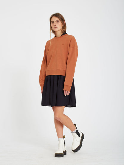 Stone Heart Sweatshirt - MOCHA