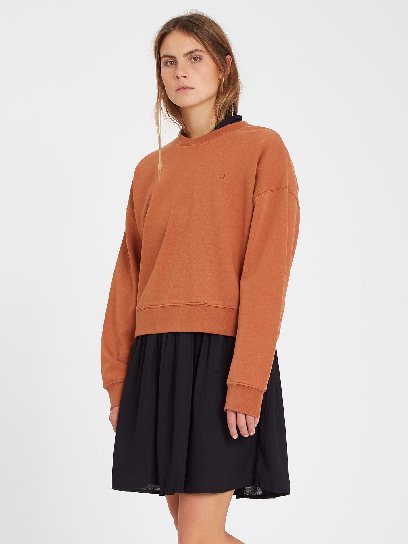Stone Heart Sweatshirt - MOCHA