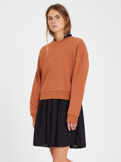 Stone Heart Sweatshirt - MOCHA