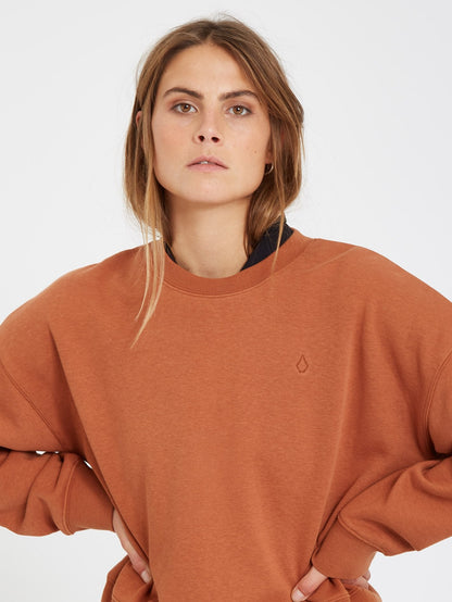Stone Heart Sweatshirt - MOCHA