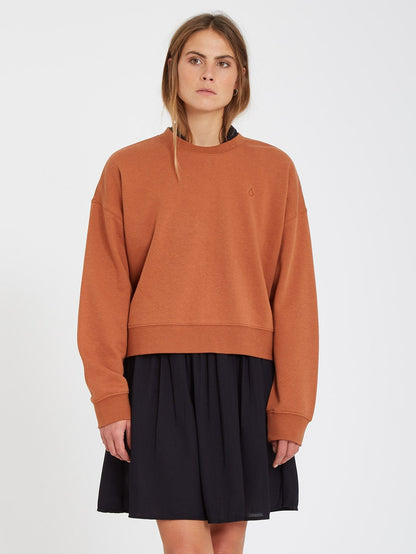 Stone Heart Sweatshirt - MOCHA