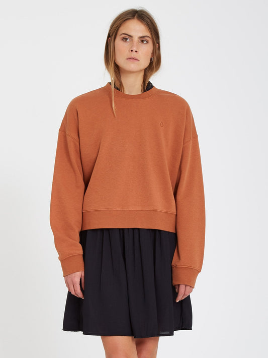 Stone Heart Sweatshirt - MOCHA