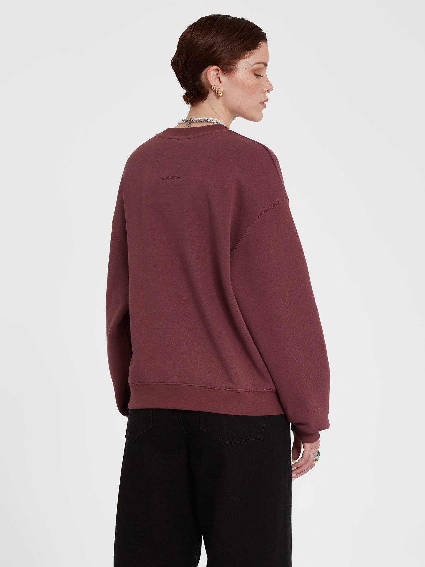 Stone Heart Ii Sweatshirt - EGGPLANT