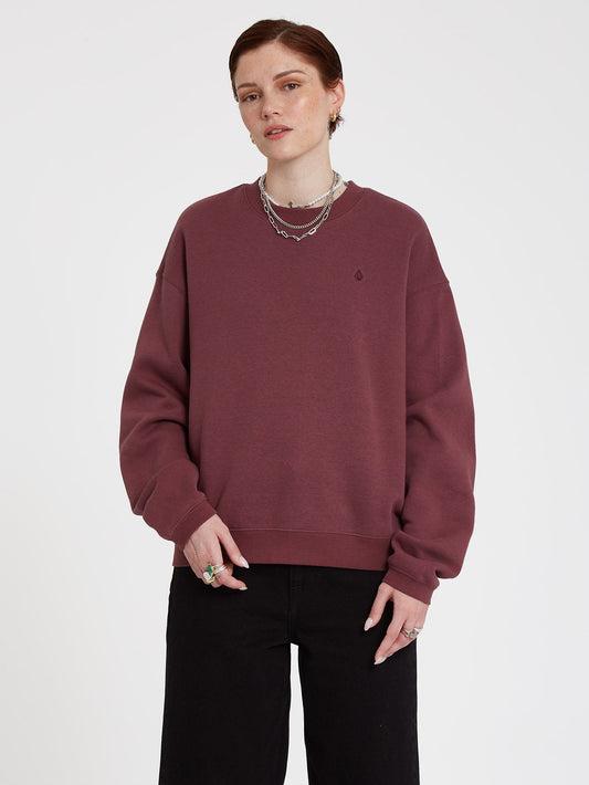Stone Heart Ii Sweatshirt - EGGPLANT