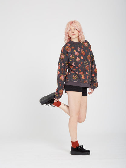 Connected Minds Sweatshirt - BLACK