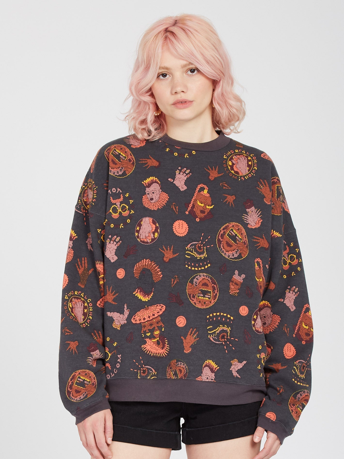 Connected Minds Sweatshirt - BLACK