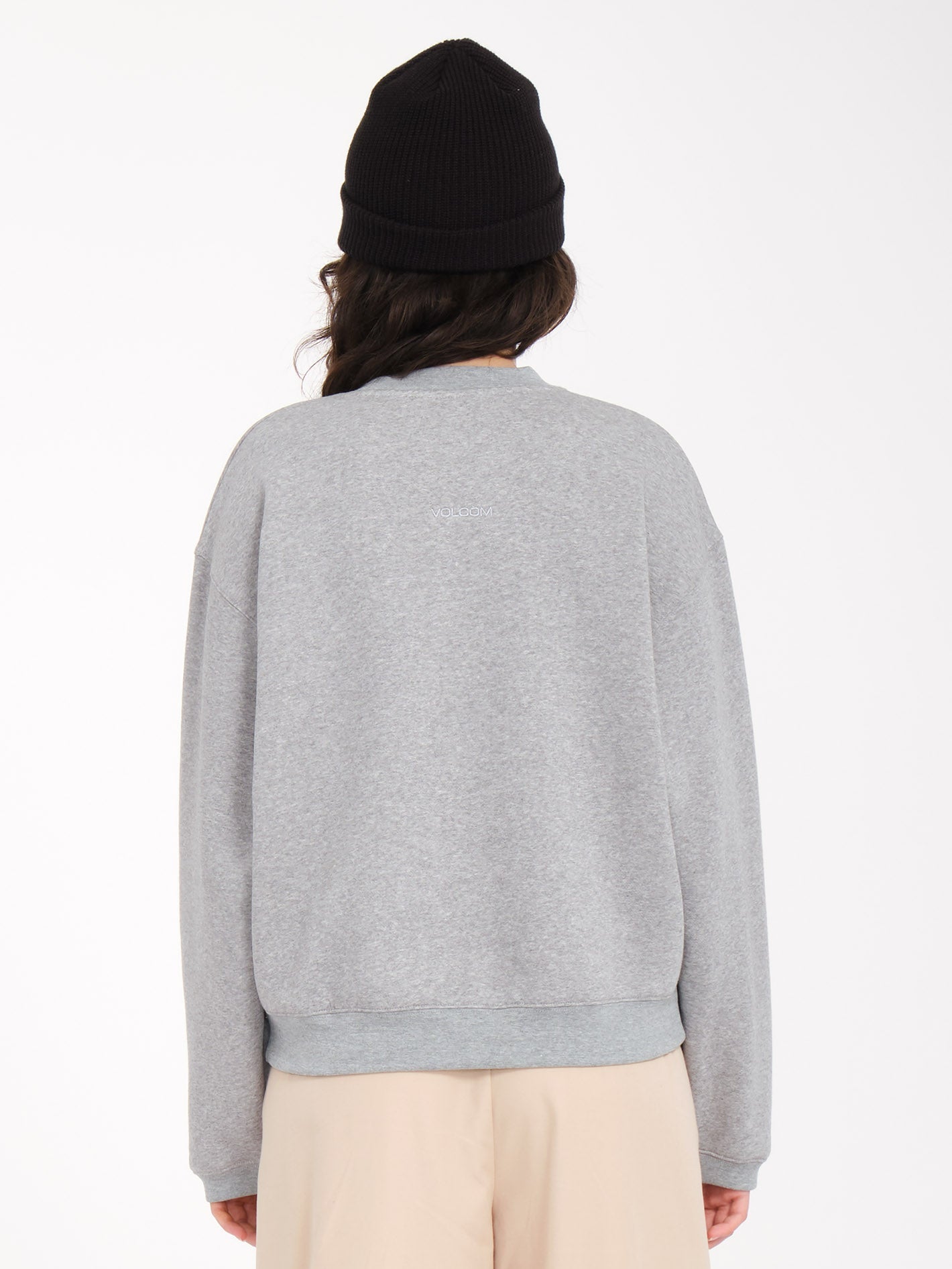Stone Heart Up Sweatshirt - HEATHER GREY