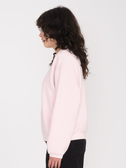 Stone Heart Up Sweatshirt - LILAC ASH