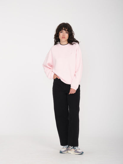 Stone Heart Up Sweatshirt - LILAC ASH