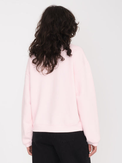 Stone Heart Up Sweatshirt - LILAC ASH